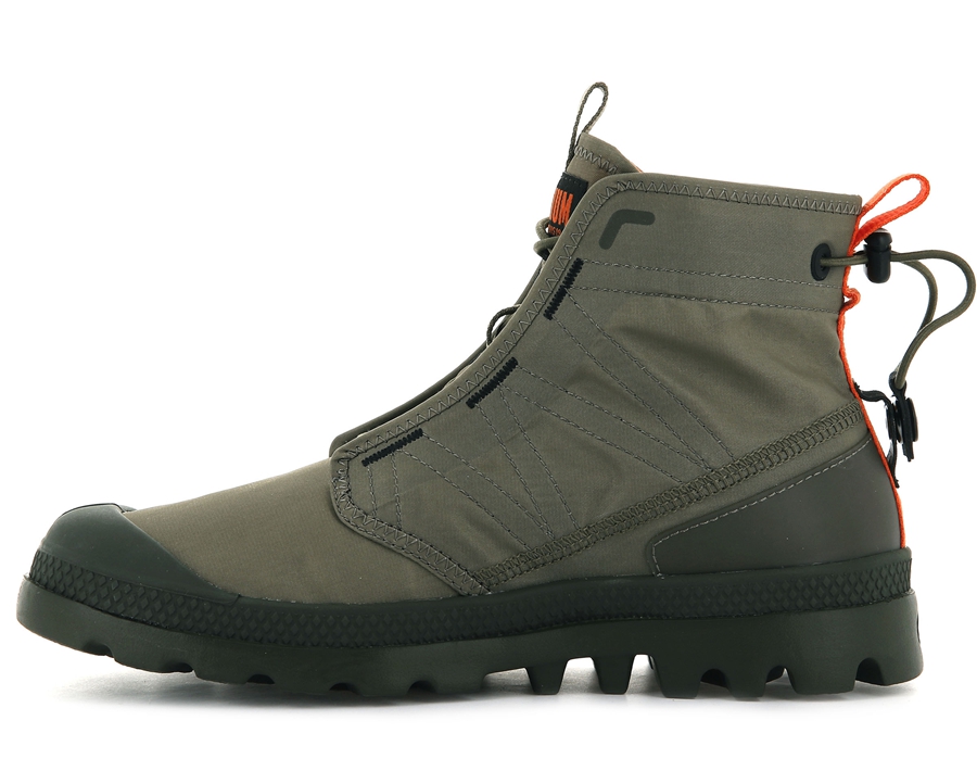 Palladium Pampa Travel Lite Grün | PET4274JN