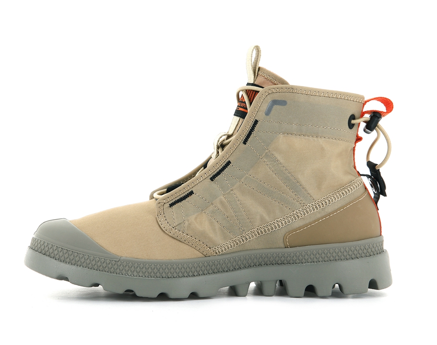 Palladium Pampa Travel Lite Khaki | YXQ4566QV