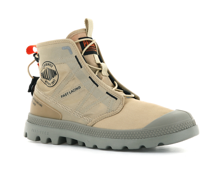 Palladium Pampa Travel Lite Khaki | ZZQ1572XD