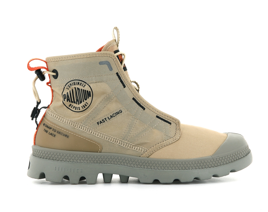 Palladium Pampa Travel Lite Khaki | ZZQ1572XD