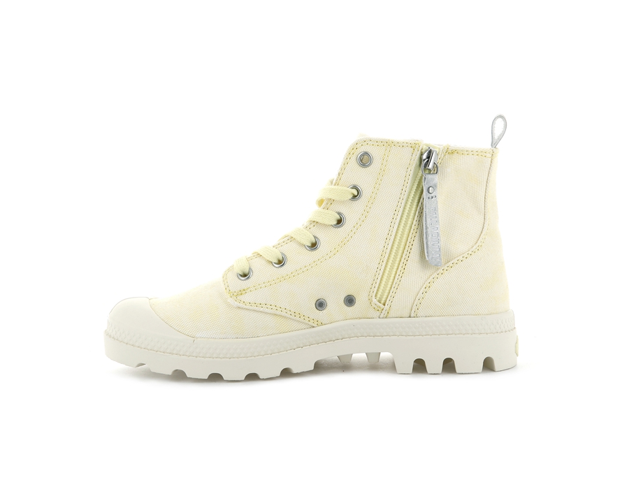 Palladium Pampa Zip Desertwash Gelb | RUI788ON