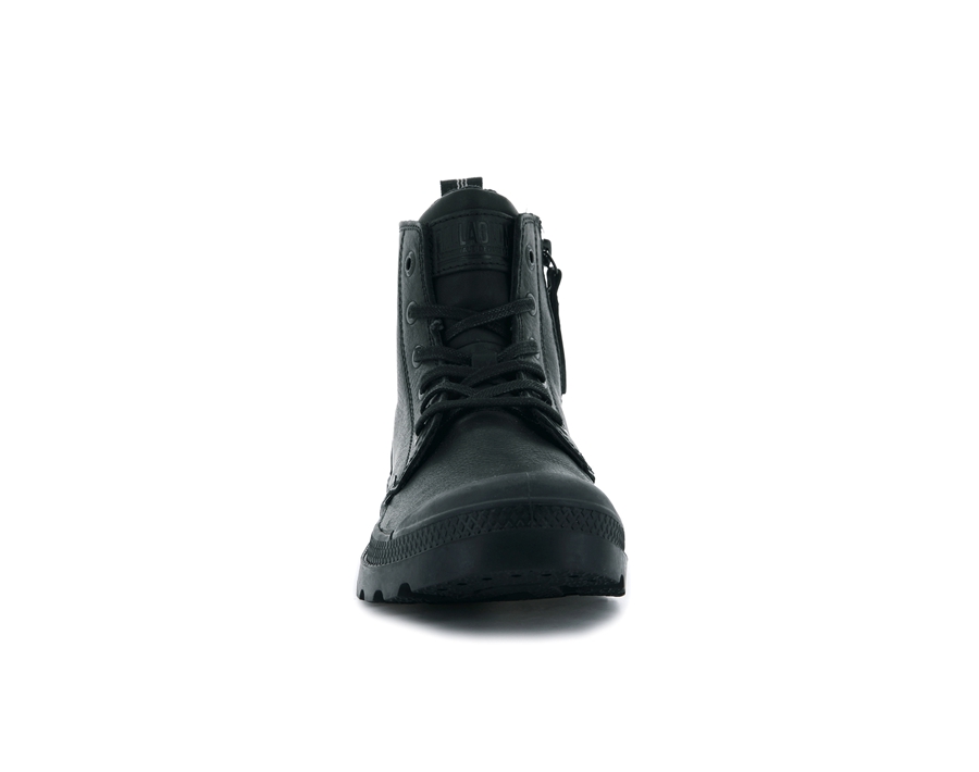 Palladium Pampa Zip Leder Ess Schwarz | GBM4267AE
