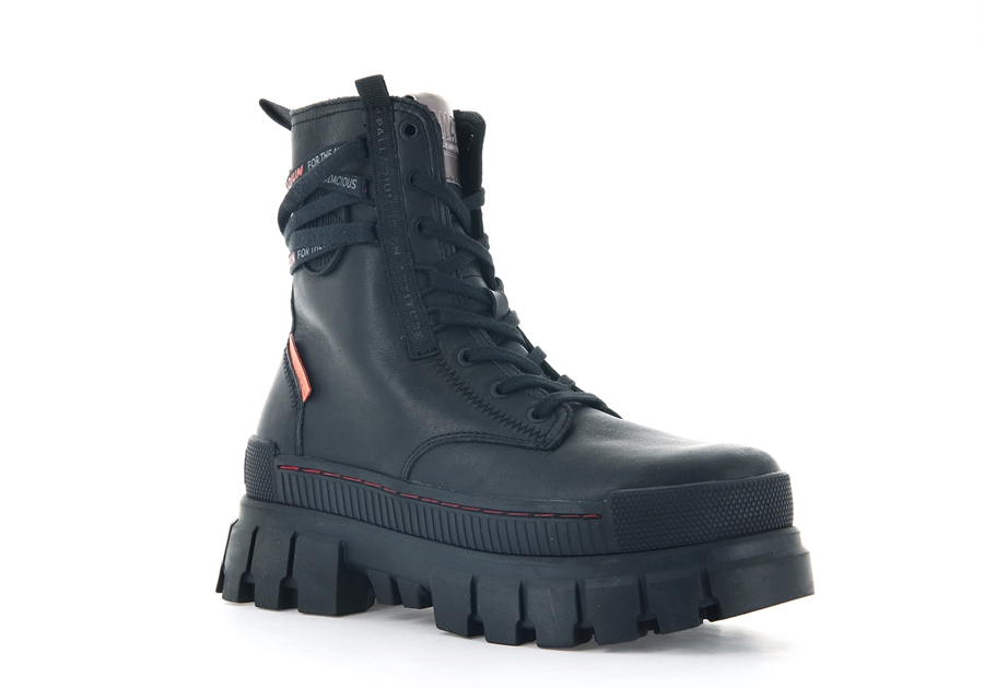 Palladium Revolt Leder Schwarz | TPM9896YC