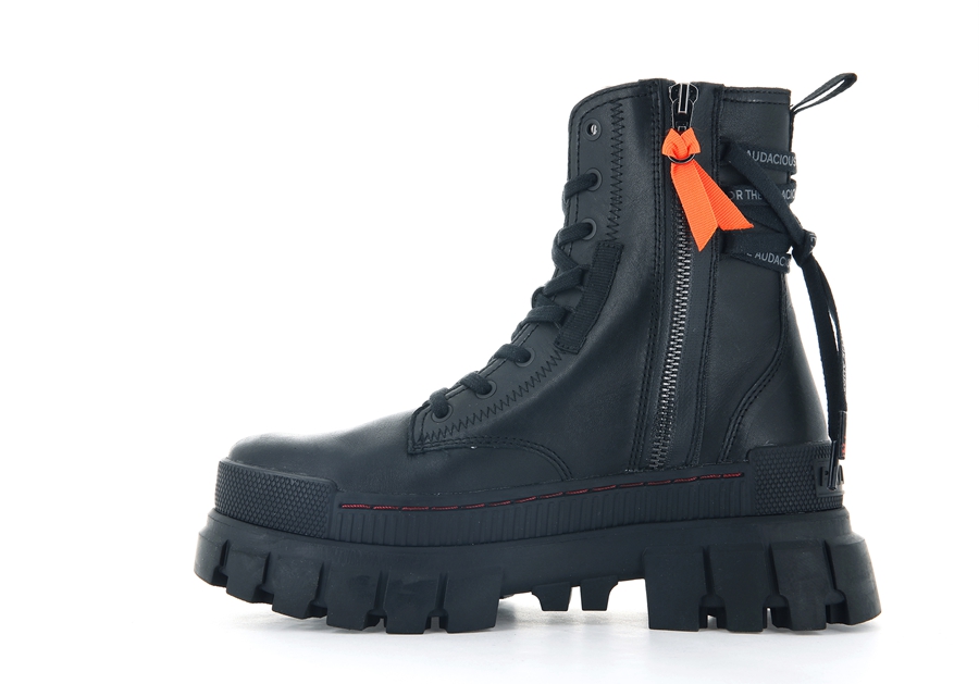 Palladium Revolt Leder Schwarz | TPM9896YC