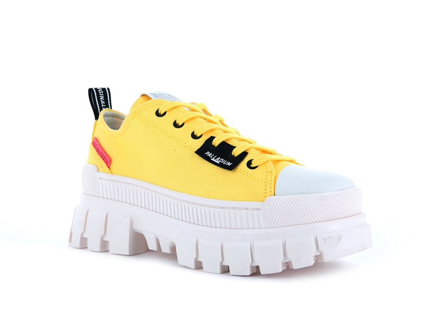 Palladium Revolt Lo Tx Weiß Gelb | ZQK7311JI