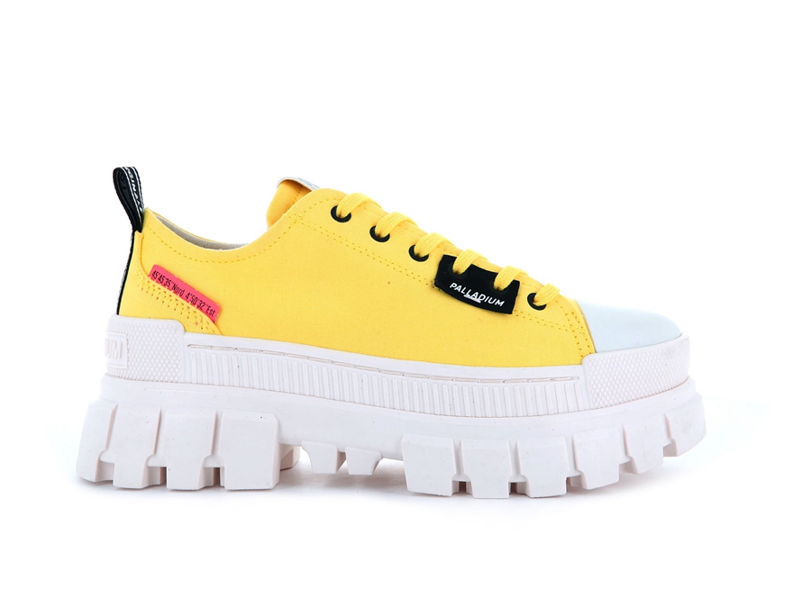 Palladium Revolt Lo Tx Weiß Gelb | ZQK7311JI