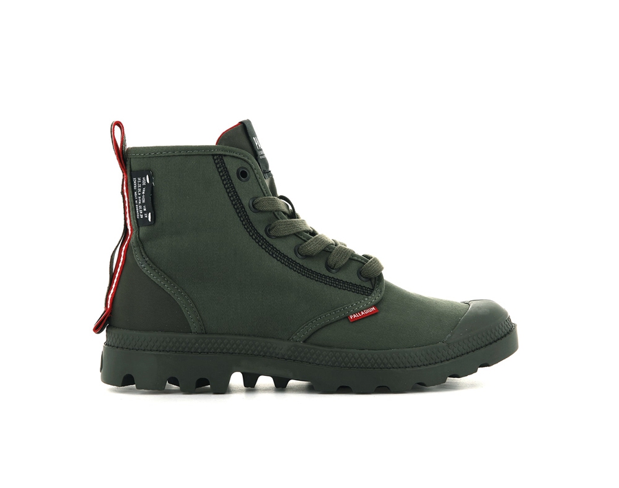 Palladium Pampa Dare 2 Survive Olivgrün | AJD9474YB