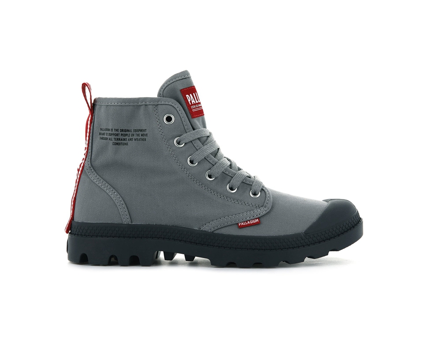 Palladium Pampa Hi Dare Silber | KLQ999VP