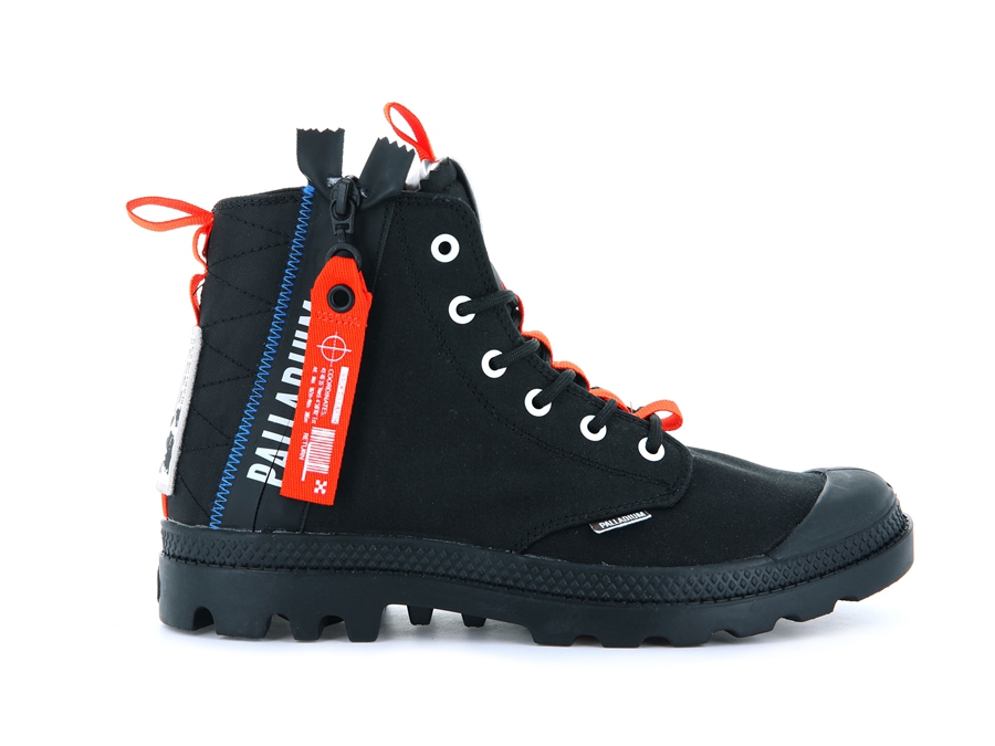 Palladium Pampa Hi Ticket To Earth Schwarz | QOV354PF