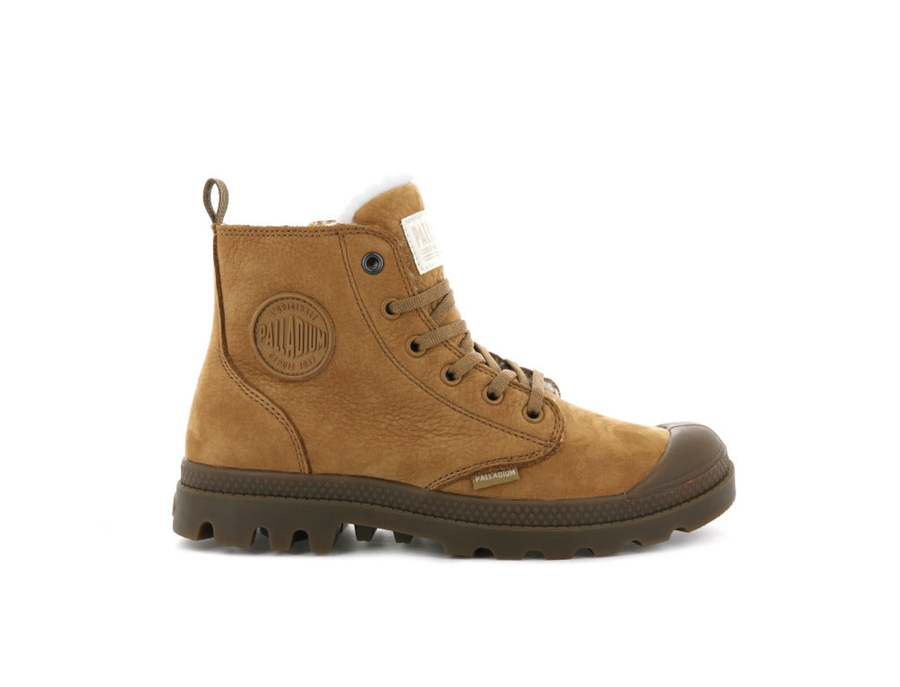 Palladium Pampa Hi Zip Wl Gold | ILC2550ZW