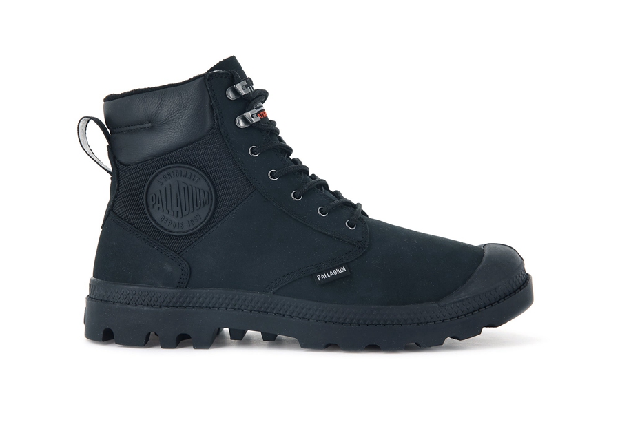 Palladium Pampa Shield Wp+ Lux Schwarz | ZYH798IT