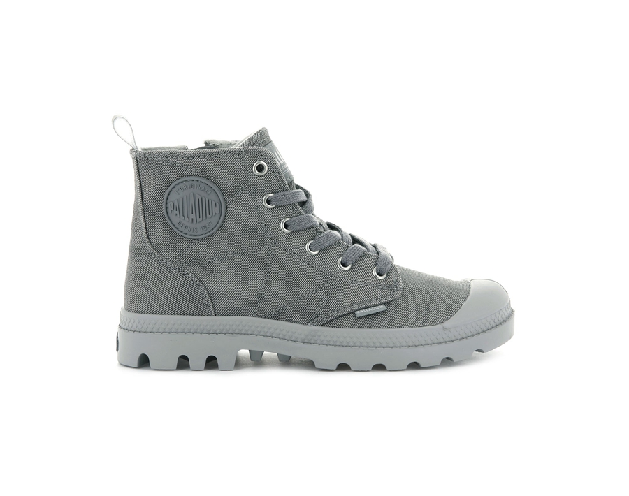 Palladium Pampa Zip Desertwash Dunkelgrau | BJI3473NU
